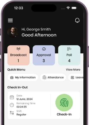 HR Tasks with Ease in HR HUB Mobile App